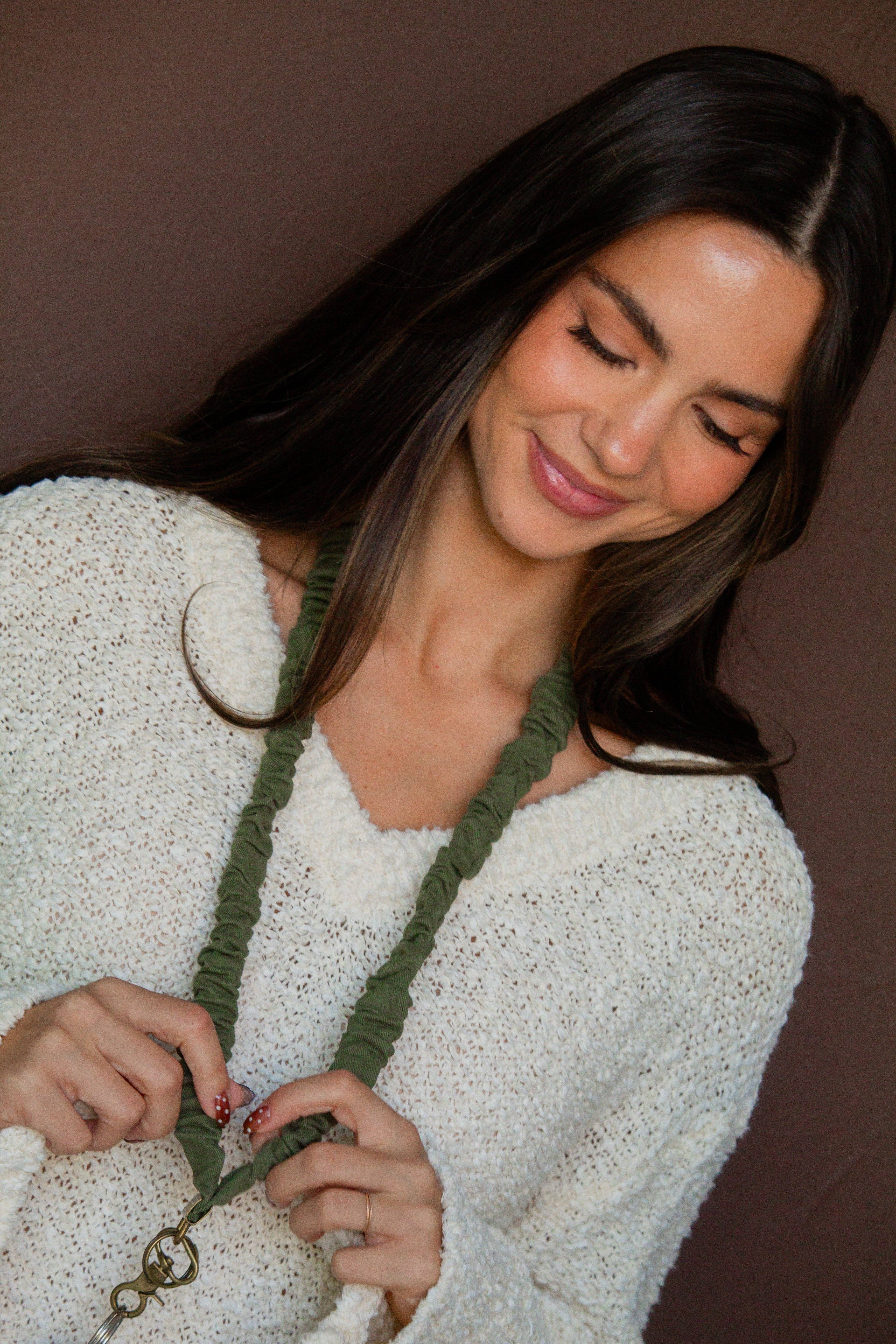 Shop Andi - Vente Lanière – femme - Lanière vert chasseur4