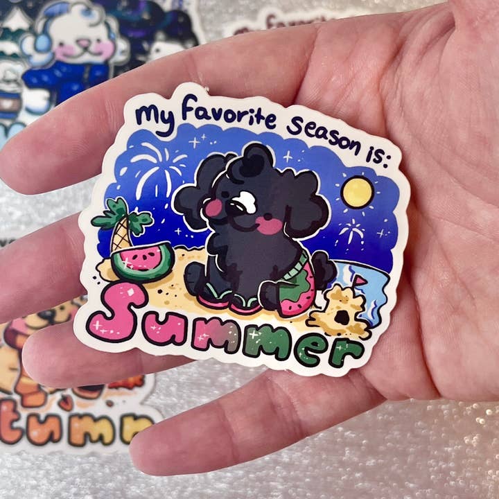 Woolblossom - Wholesale Sticker - My Favorite Season Is: !!! ~ Stickers11