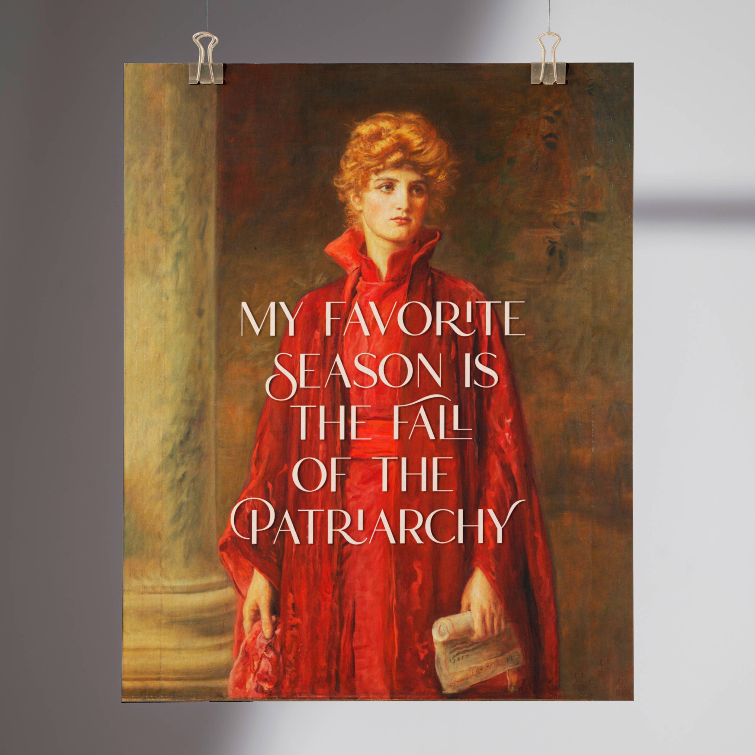 Typeset Studio - Wholesale Art Print - Fall of the Patriarchy -  Altered Classic Art Print2