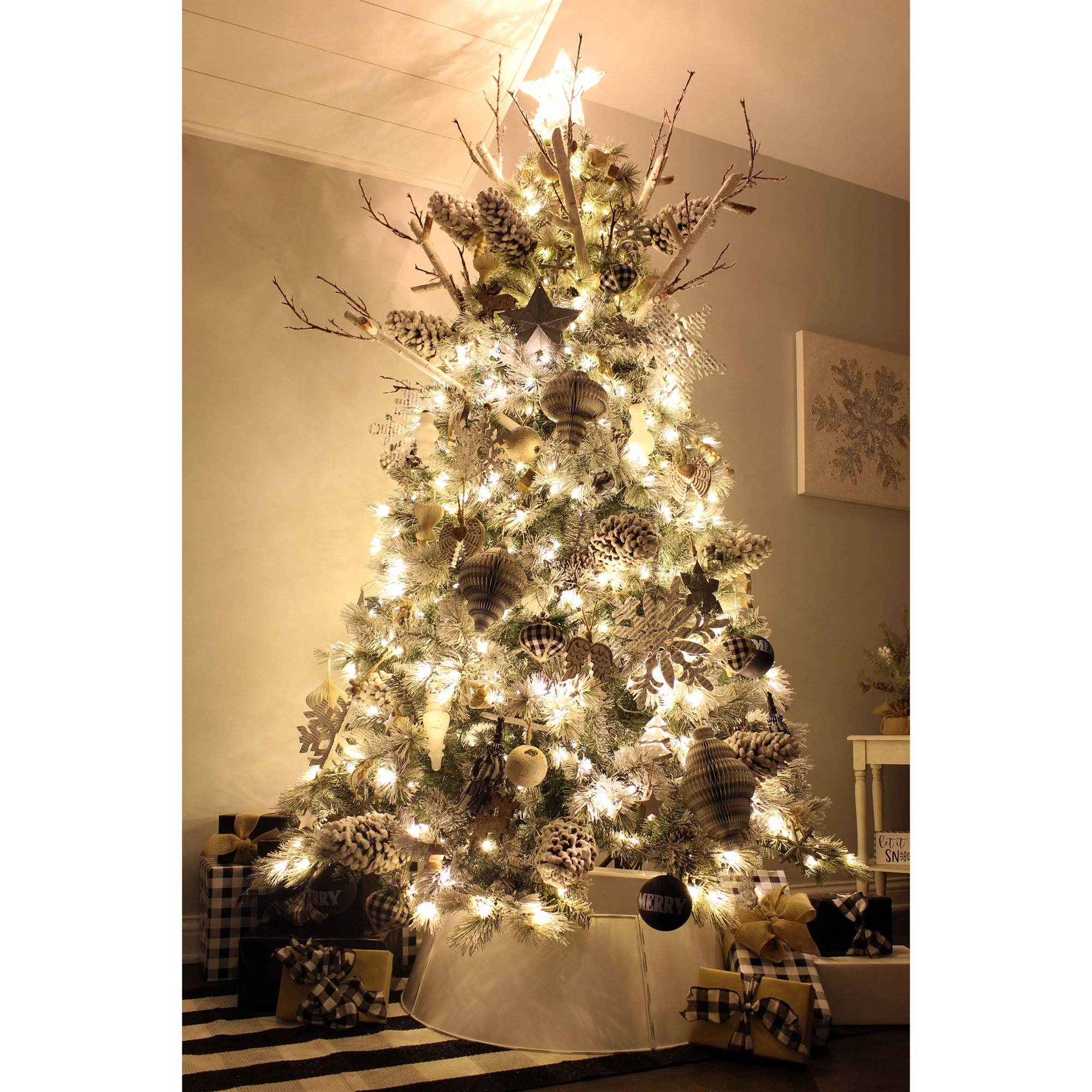 Kurated Korner – Großhandel Verzierungs-Set – AuldHome Design Dekoartikel aus Holz mit Engelsflügeln, 6 Stück3