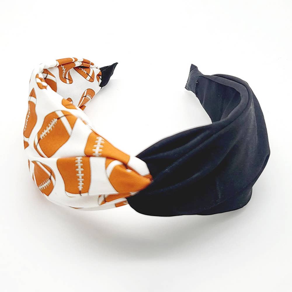 Sensibling Corp. - Wholesale Fashion Headband - Women's - Game Day Football Patterned Twisted Headband11