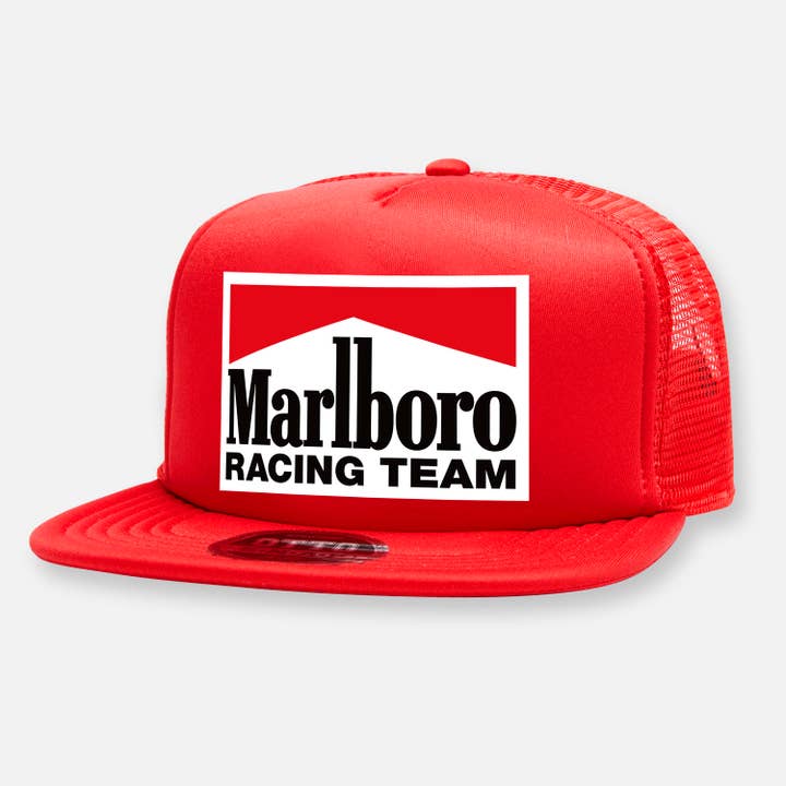 Webig Moto Company - Wholesale Trucker Hat - Unisex - MARLBORO BRANDED RACE TEAM HAT