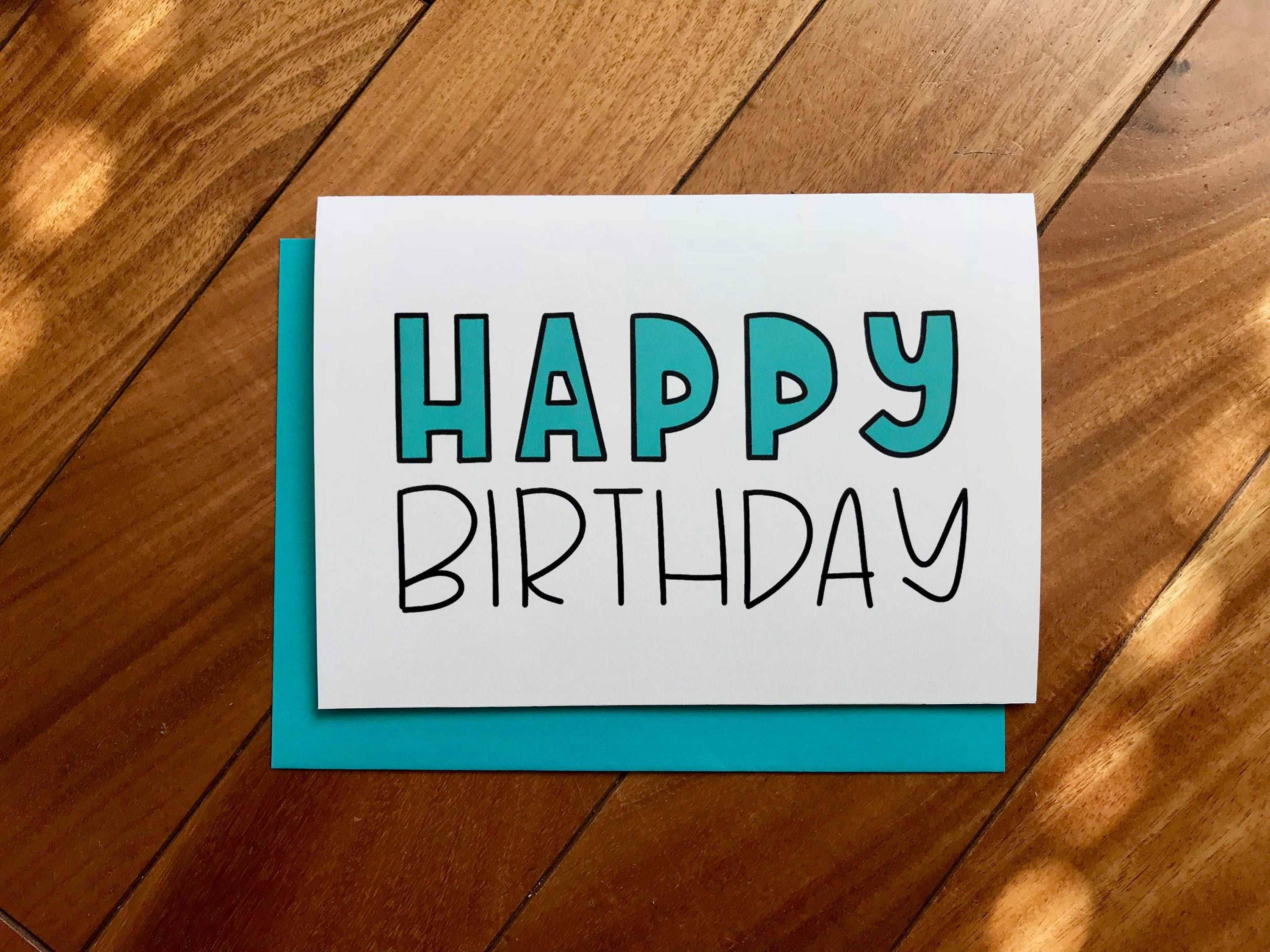 Stone Donut Design, LLC - Wholesale Birthday Card - Fun Happy Birthday for StoneDonut Design6