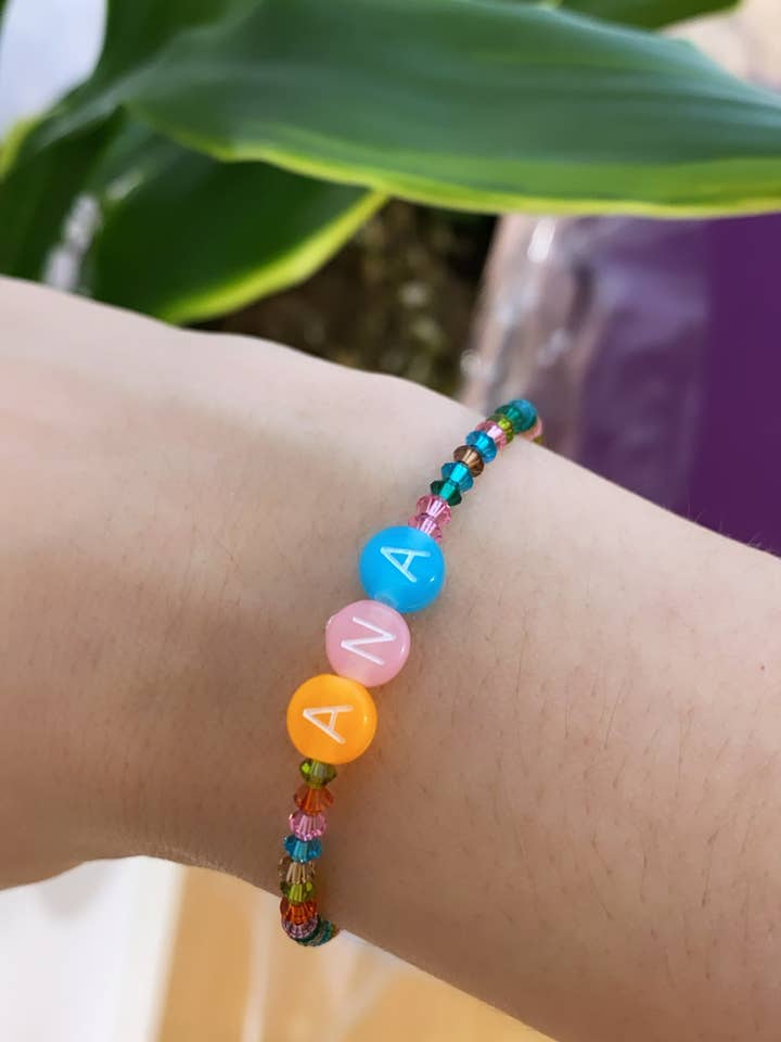 Name bracelet for wholesale by Cucadas de Ana