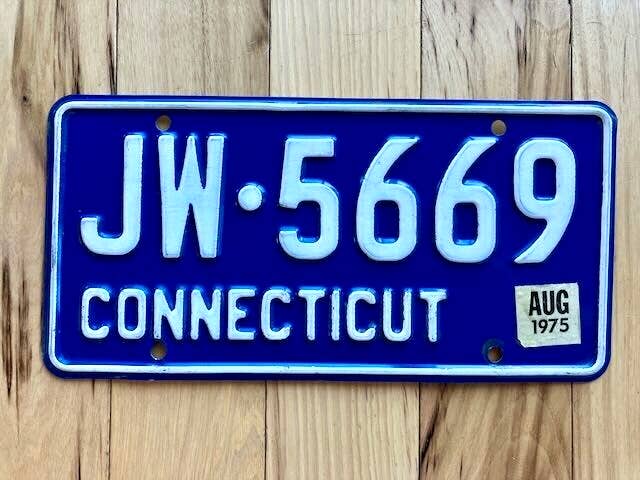1975 Connecticut registreringsskylt för wholesale av RusticPlates