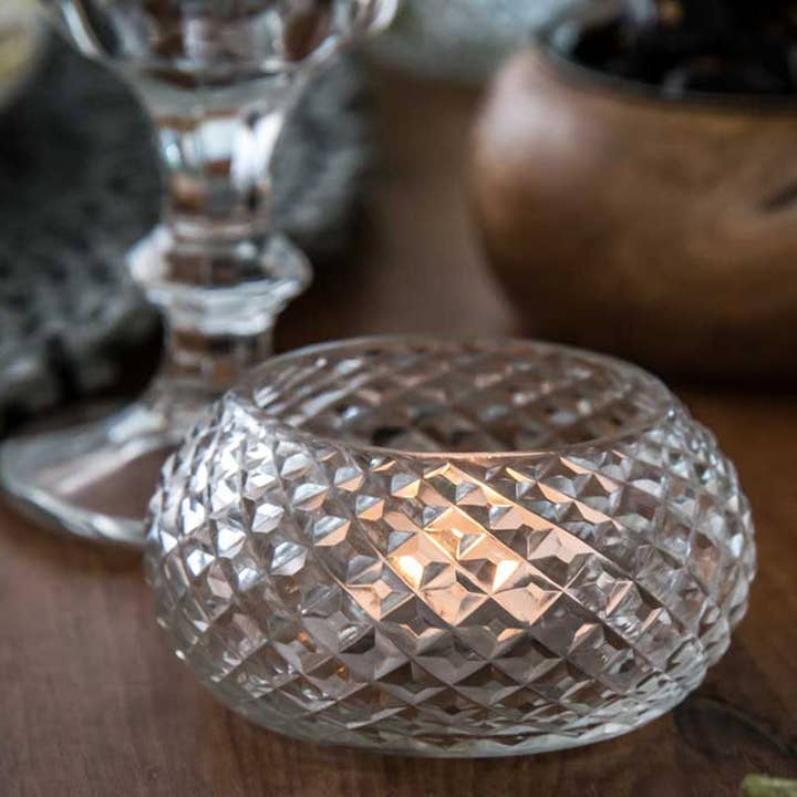 Edge Company - Wholesale Candle holder - Glass Tea Light Holder Pebble