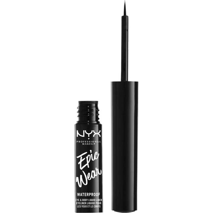 NYX Epic Wear Delineador Líquido para Ojos y Cuerpo 01 - Negro para venta al por mayor de Cobeauty Supply