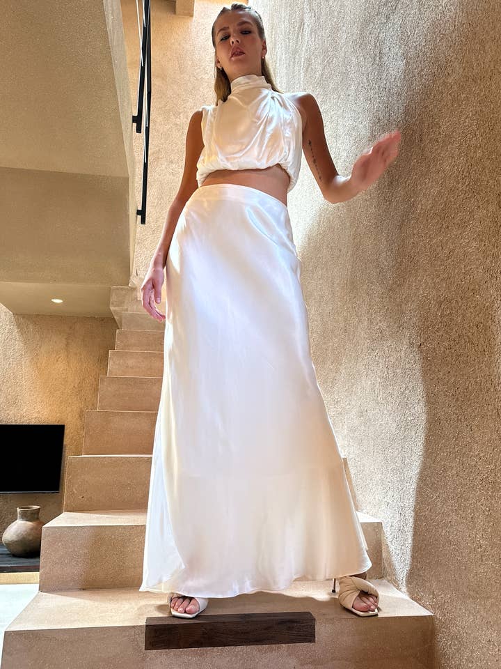 MACKENZIEMODE - Wholesale Skirt – Women’s - MAJESTIC SILK SKIRT7