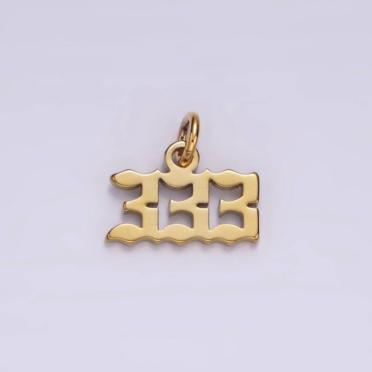 Aim Eternal - Wholesale Individual Charm/Pendant - 24K Gold Filled Angel Number Numerology Minimalist Mini Charm | AG606 - AG6102