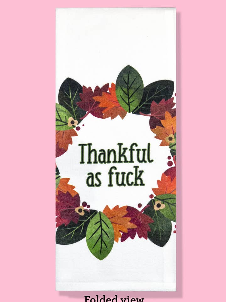 Grato como Fuck Dishtowel por atacado de Bad Grandma Designs