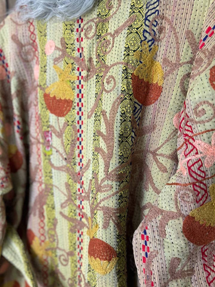 Wylder Trading Company - Wholesale Fur/Faux Fur Coat - Women's - Canyon Bloom Coat 015 (Long-Length) | Penny Lane Style Boho8