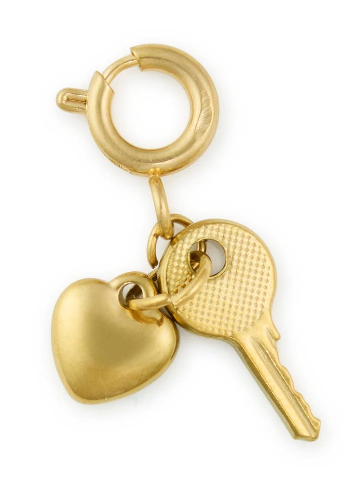Key to My Heart Charm for wholesale by Les Miss
