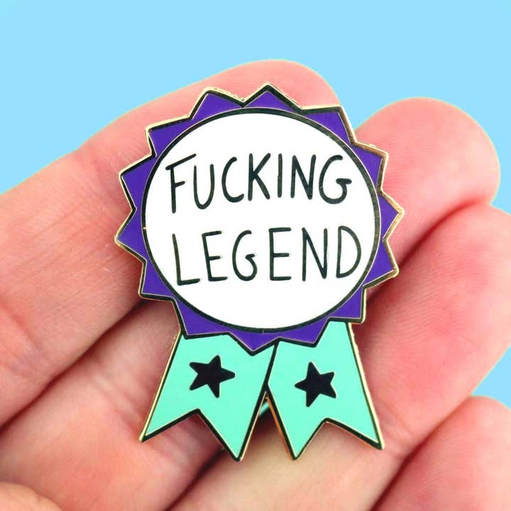 Jubly-Umph - Wholesale Lapel pin/button - Fucking Legend Lapel Pin