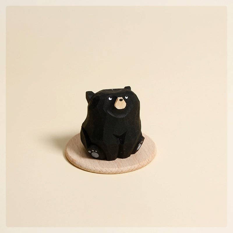 Gohobi （We cover U.S. import duties） - Wholesale Decorative Figurine - Gohobi Handcrafted Wooden Bear Ornament11