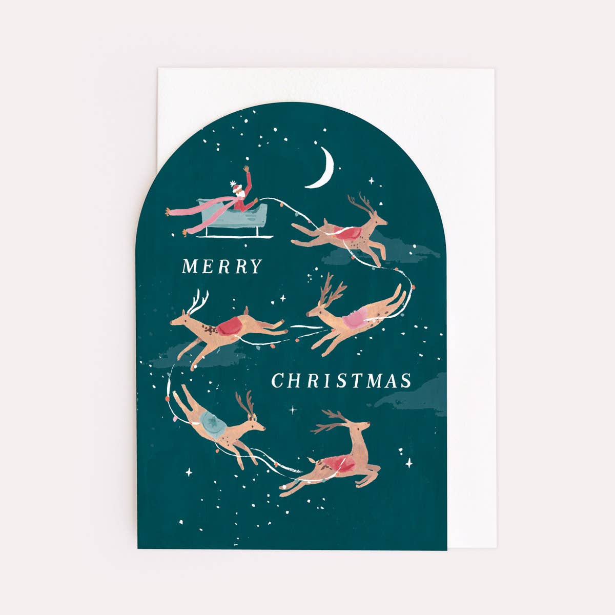 Sister Paper Co. - Wholesale Christmas Card - Reindeer Christmas Card | Holiday Cards | Seasonal Cards1
