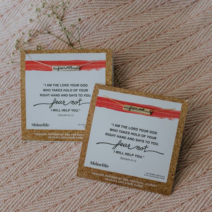 Shinelife - Wholesale Pendant/charm necklace - Fear Not Necklace