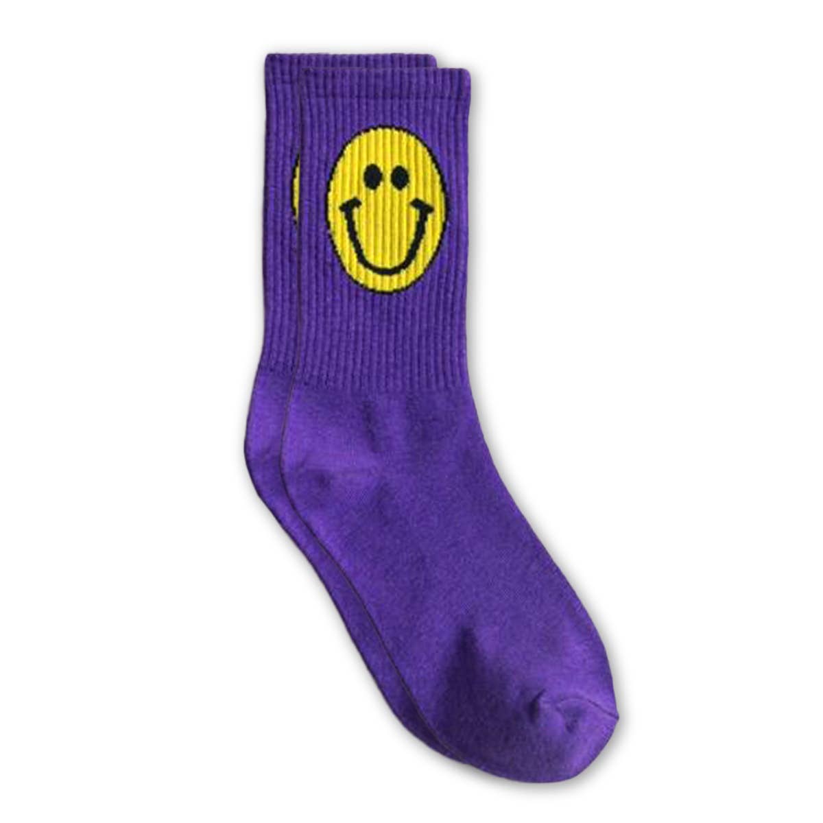 Rainbow Unicorn Birthday Surprise - Wholesale Socks - Unisex - Suzanne Smiley Socks – Colorful Happy Face Crew Socks 12