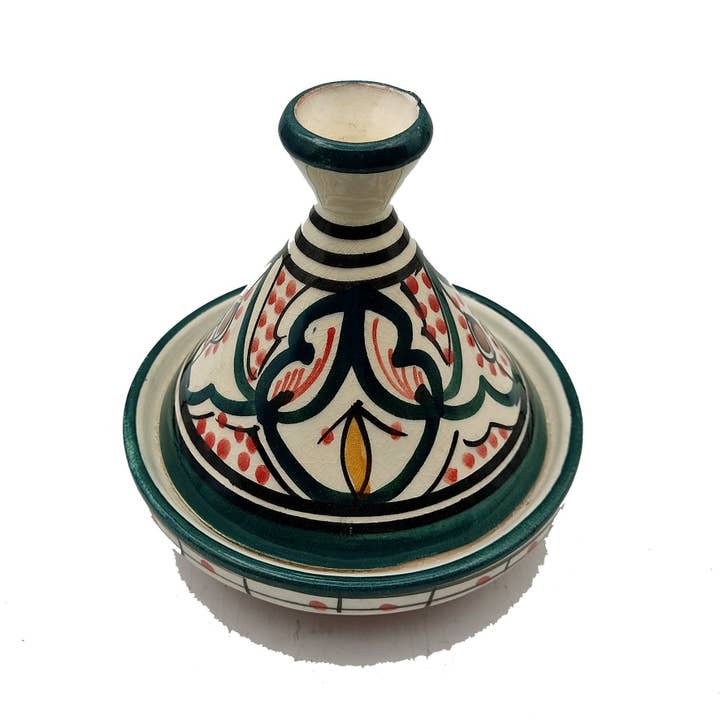 Etnico Arredo - Vente Assiettes/plats/bols de décoration - Mini tajine ethnique marocaine, épices marocaines, sauces en céramique, terre cuite 1702221310