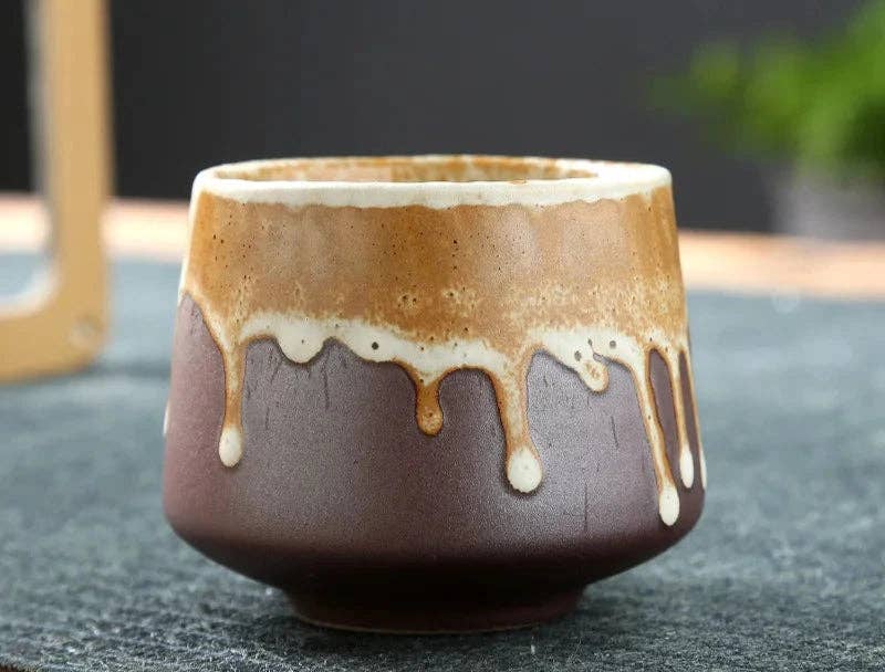 BlakOutlet - Venta al por mayor Taza - Taza de cerámica vintage de barro grueso15