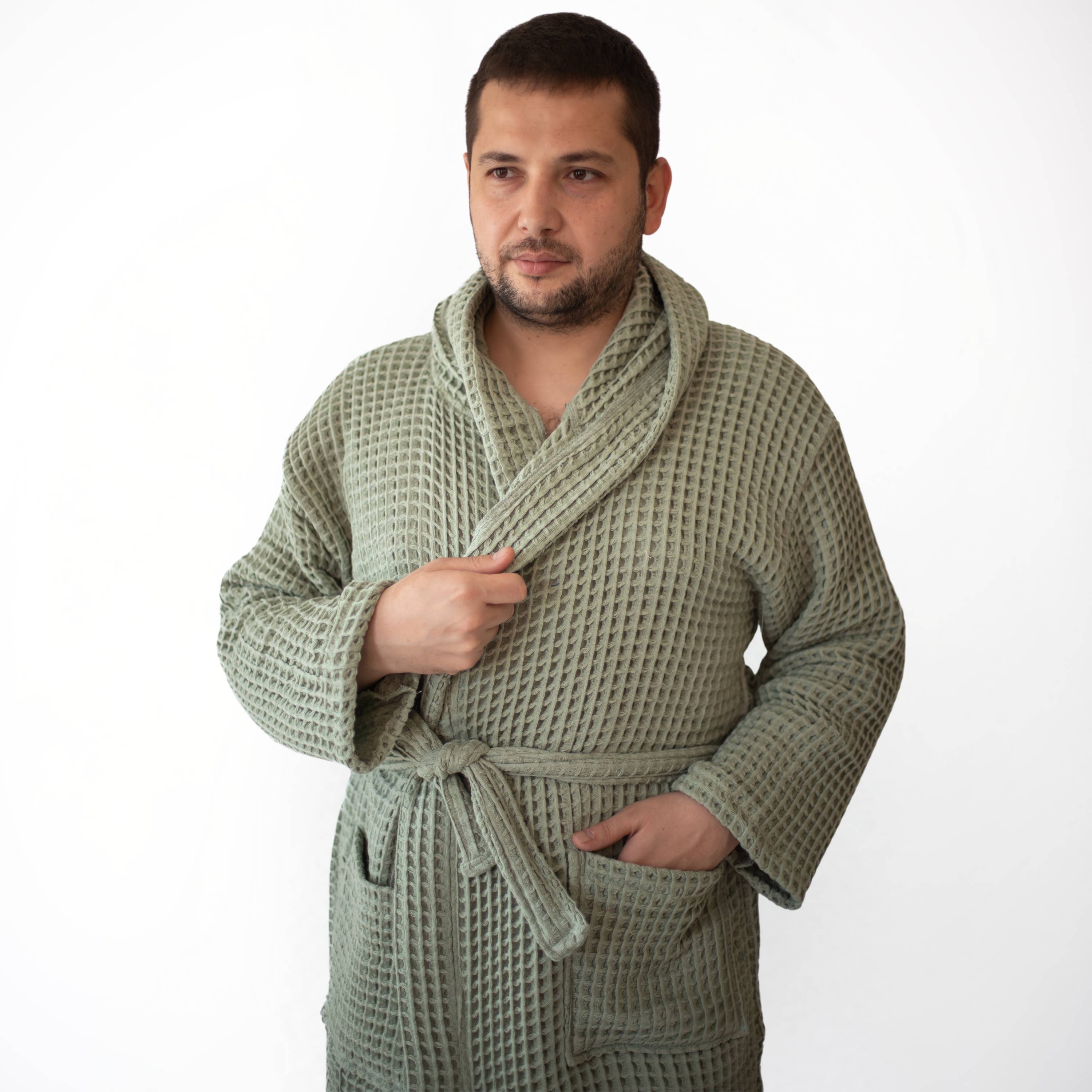 Vivamaison – Engroshandel Morgenkåbe - Unisex – Premium Vaflet Bomuld Badekåbe, Unisex Spa Komfort141