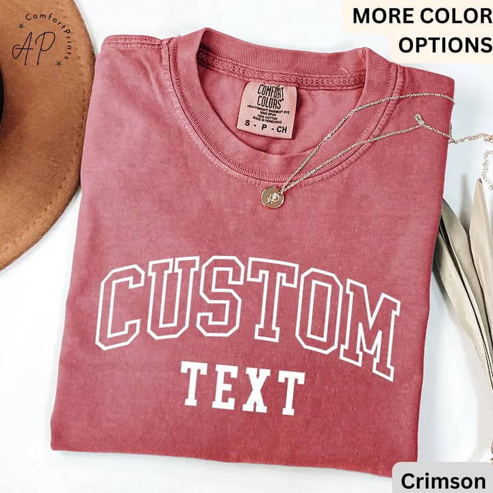 APComfortPrints - Wholesale T-Shirt (Graphic) - Unisex - Custom Text Comfort Colors® T-Shirt4