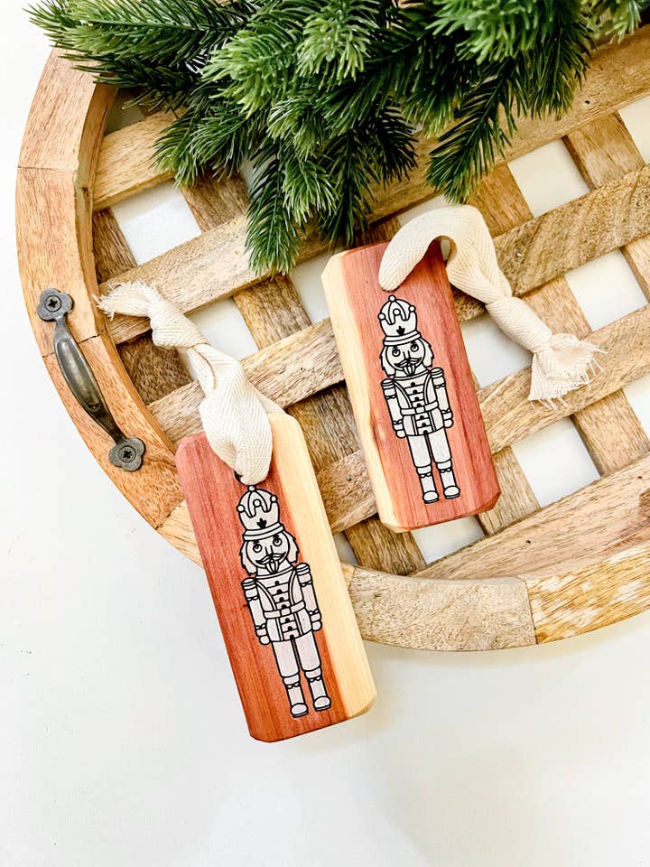 Hand-painted Nutcracker Ornament for wholesale by Mae Designs LLC