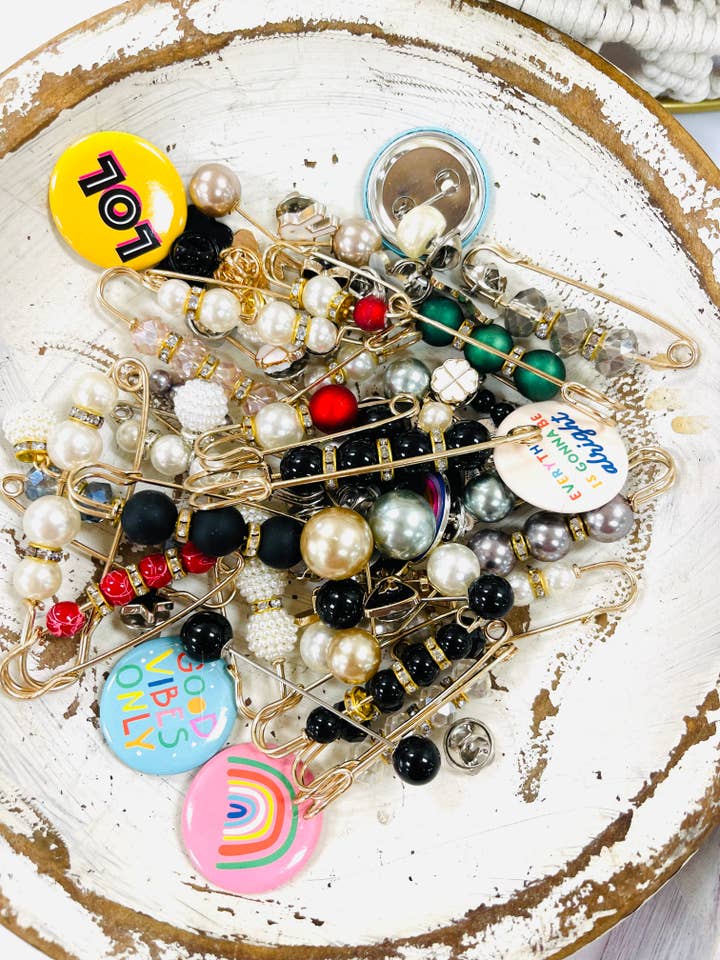 Trucker Hat Pins for wholesale by ShannAgains Jewels