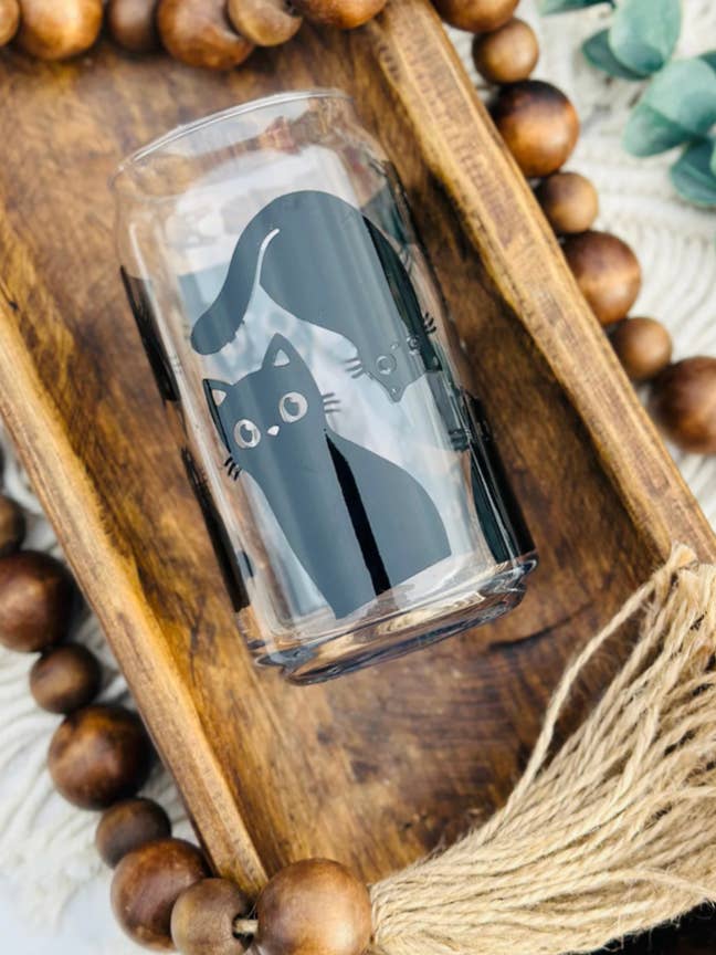 Bierdose mit Katzenmotiv, 16 Unzen oder 20 Unzen für den Großhandel von Bonita Bella Creations