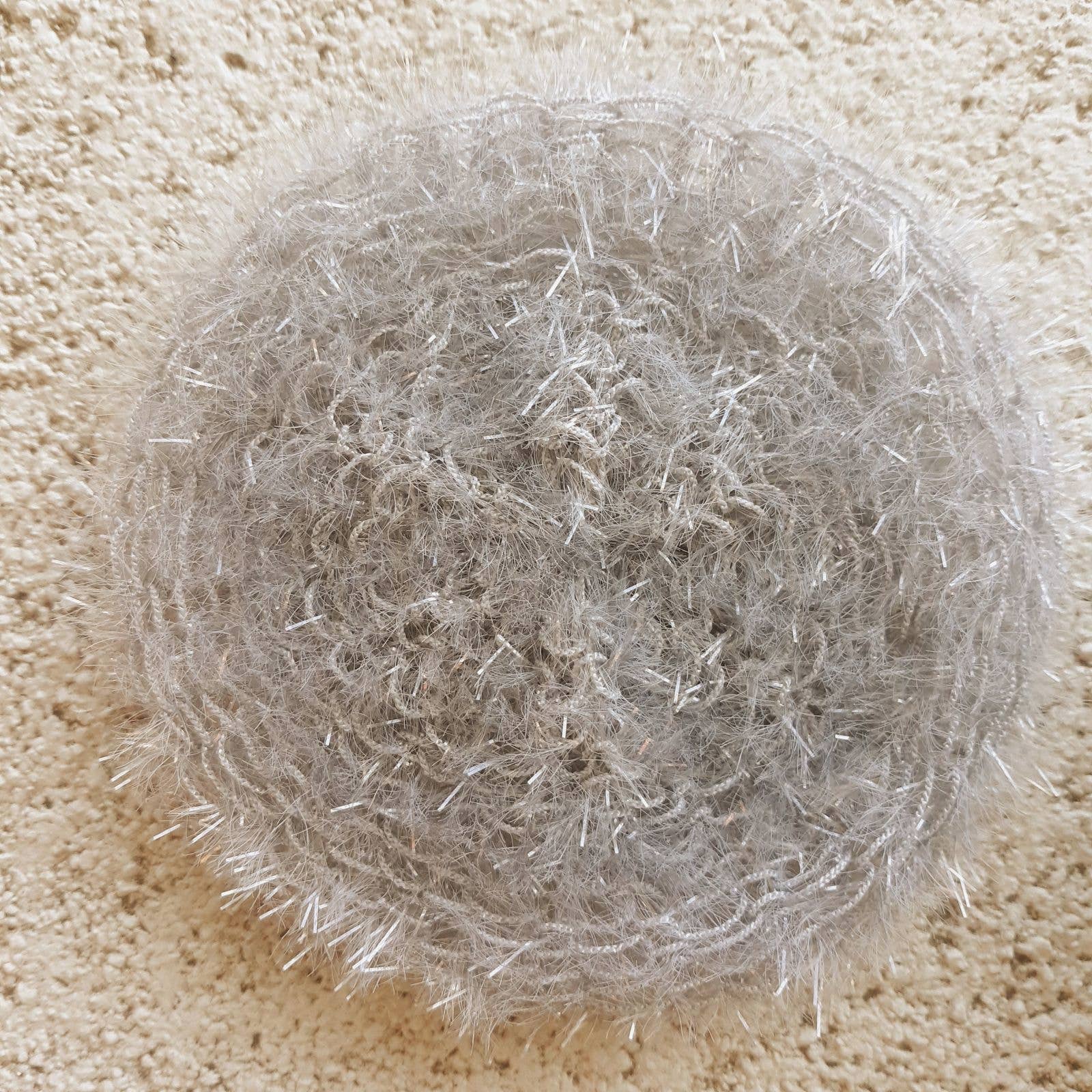 Clover Garden Crafts - Wholesale Dishcloth - Sparkly Round Kitchen Dish Scrubbers Cleaners 4.5" Circles5