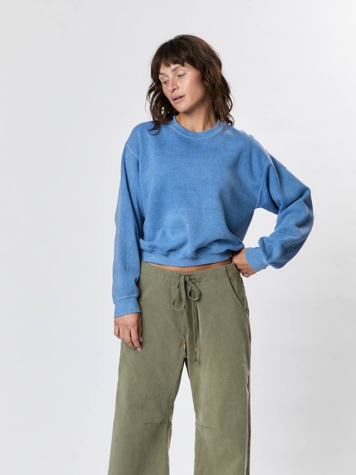 Gwen Boyfriend Wide Leg Pant for wholesale by Ragabond Studio