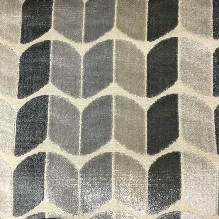 Top Fabric - Wholesale Fabric - Copenhagen - Holland, Arrow Cut Velvet Fabric Upholstery Fabric by the Yard - Available in 13 Colors12