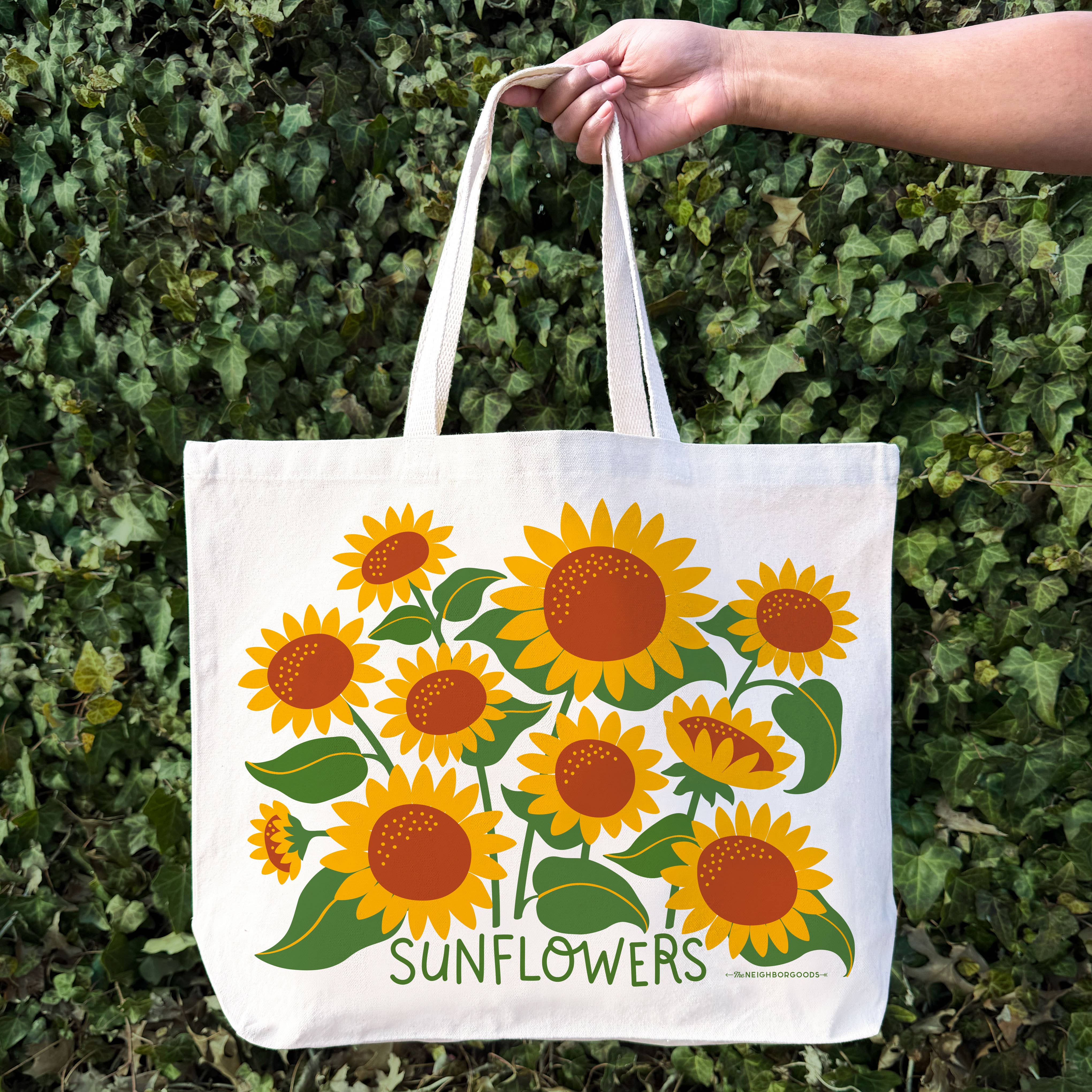 The Neighborgoods - Wholesale Tote Bag - Unisex - Sunflower Tote Bag2