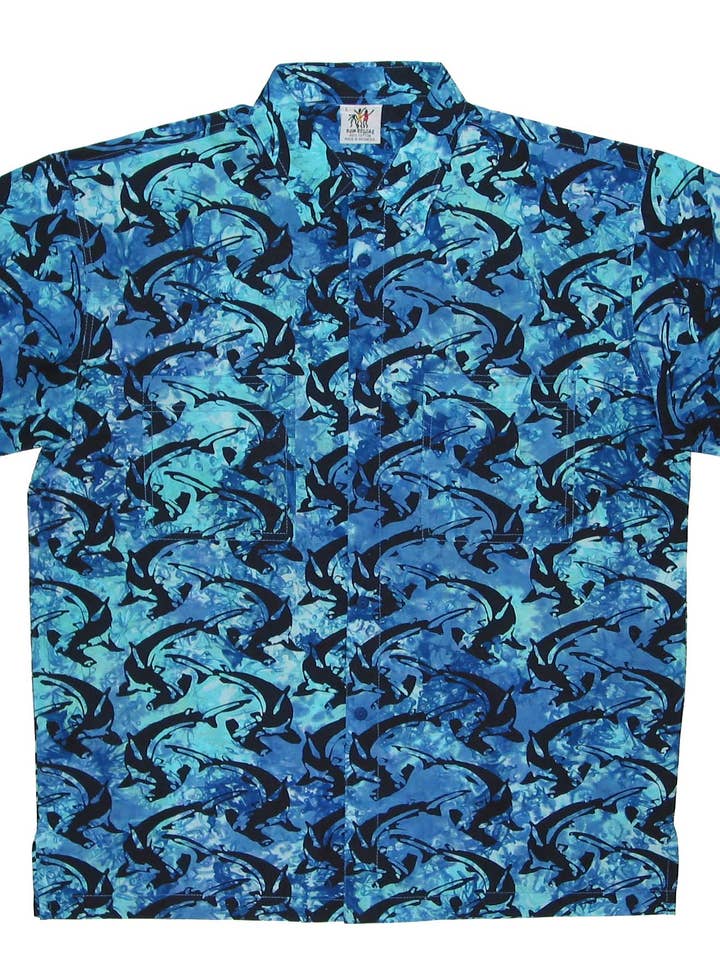 Cabana-Shirt - Hammer Heads für den Großhandel von Rum Reggae Clothing