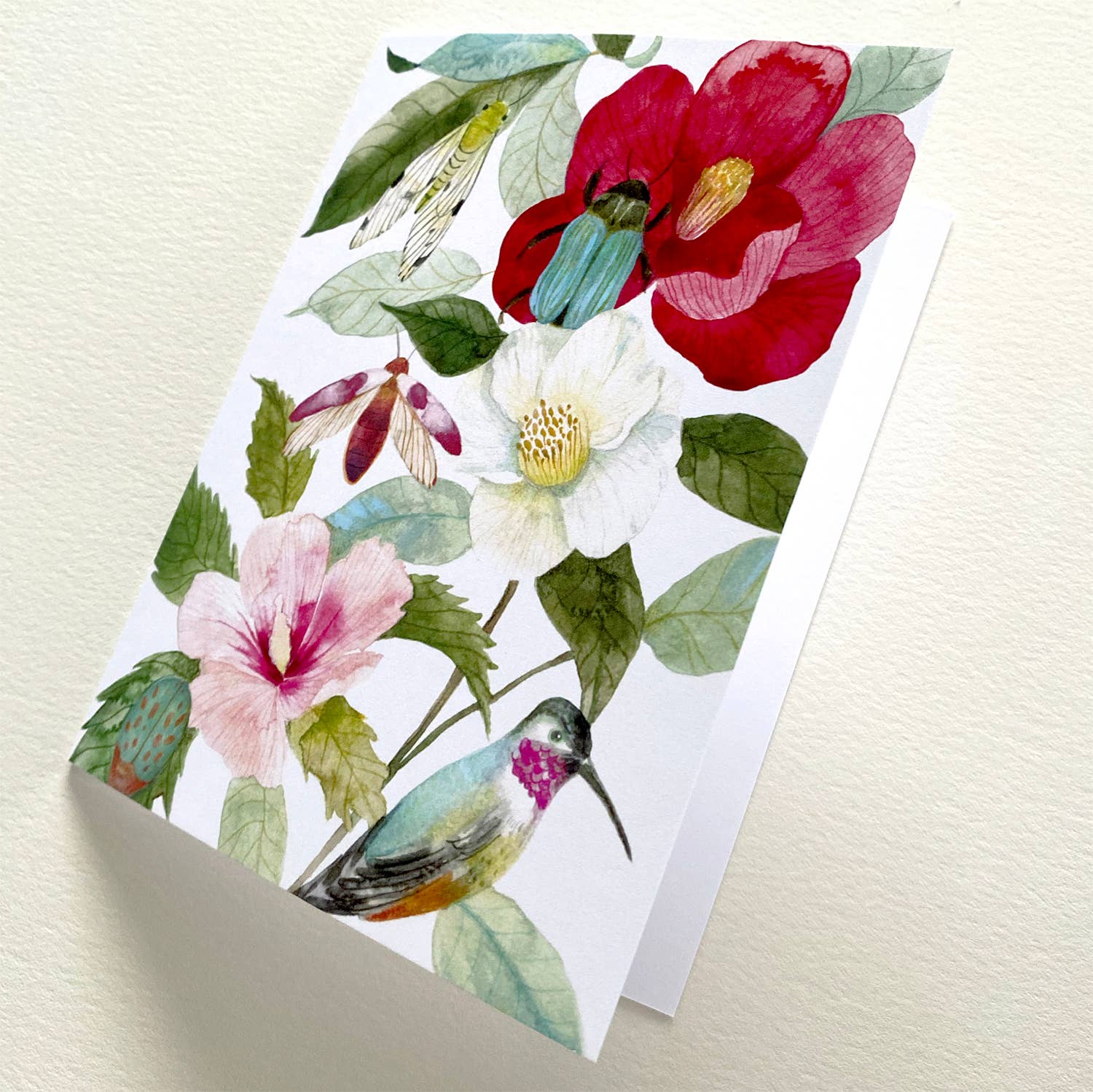 Emilie Simpson Art & Design - Wholesale Gewone wenskaart - Tuinwezens Kunstkaart2