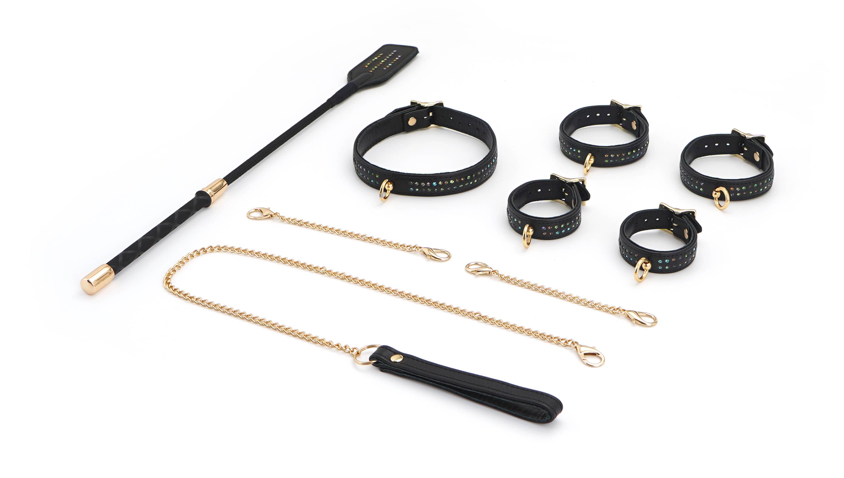 Liebe Seele - Vente Collier – chat et chien - Collier et laisse en cuir Shining Girl4