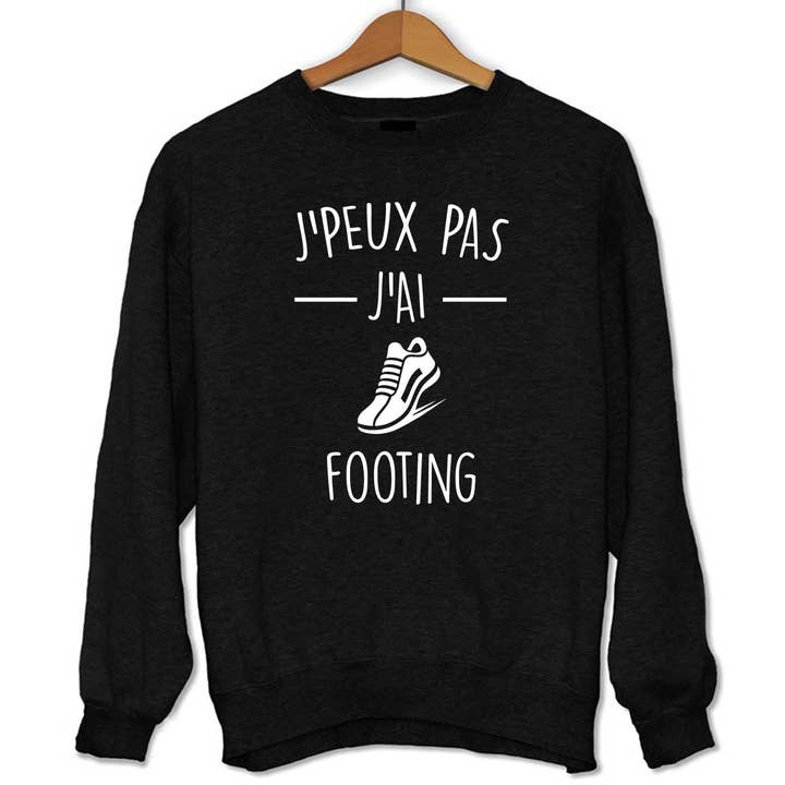 Sweatshirt I can't I have Footing for wholesale by Planetee