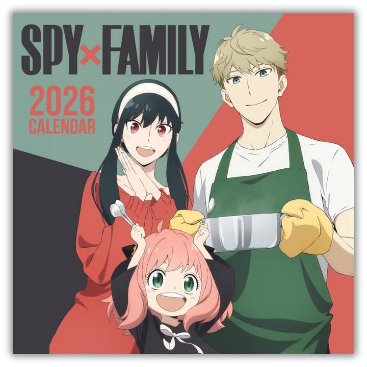 SPY X FAMILY 2026 SQUARE CALENDAR for wholesale by Danilo Promotions Ltd
