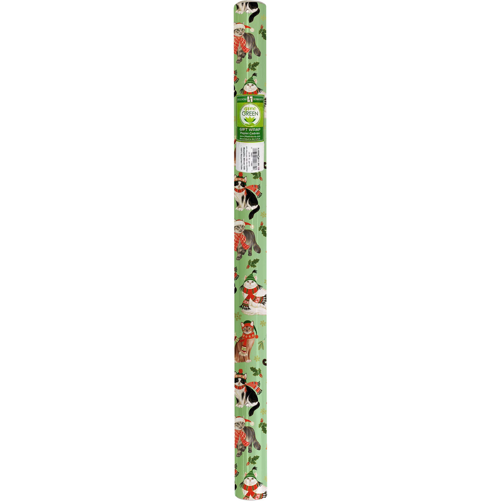 Jillson & Roberts - Wholesale Wrapping Paper Roll - Wrap - Rolls - Frolicking Felines1