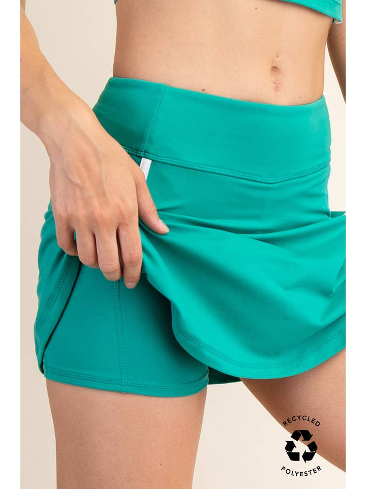 Rae Mode - Wholesale Athletic Skirt - Women's - RECYCLED BUTTER SKORT