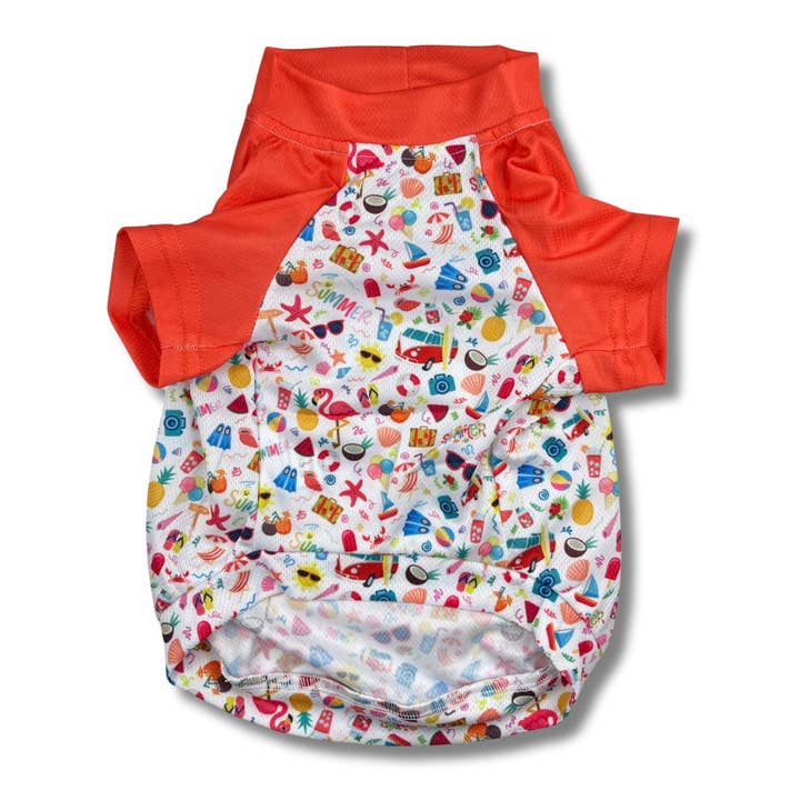 T-shirt rafraîchissant pour chien - Trempette d'été pour la vente par Mylo and Mas Boutique
