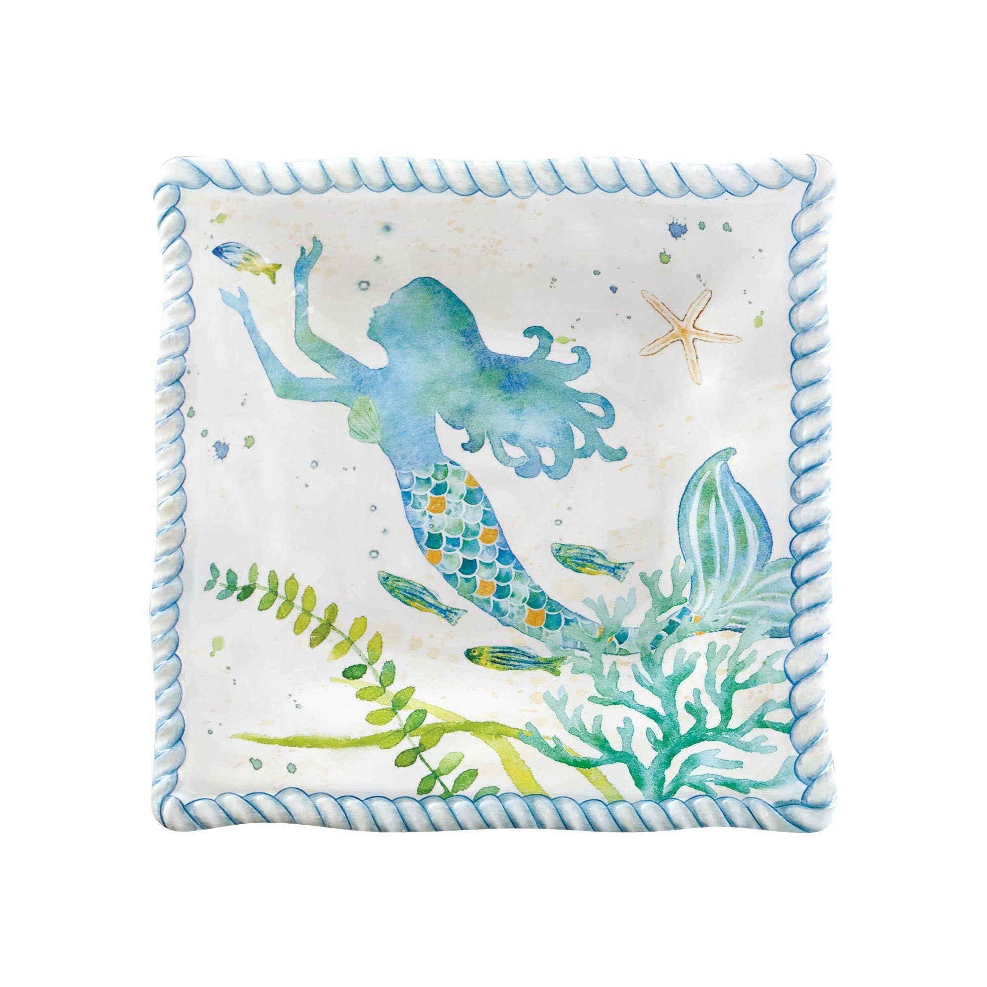 Supreme Housewares - Wholesale Dinner Plate - Mermaid 6" Melamine Plate4