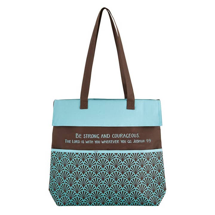 Faithworks by Creative Brands - Wholesale Tote Bag - Women's - Inspirational Tote Bag with Pockets - Be Strong