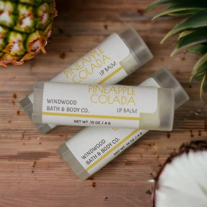 Pineapple Colada Lippenbalsem voor wholesale door Windwood Soap