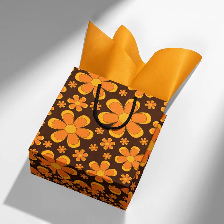 GiGi Thomas Designs - Wholesale Gift Bag - Flowers Gift Bag2