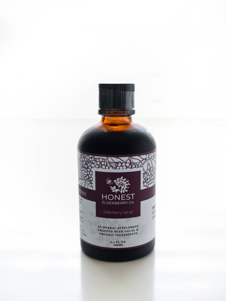 Honest Elderberry Syrup - 8.75oz for wholesale by Honest Elderberry Co