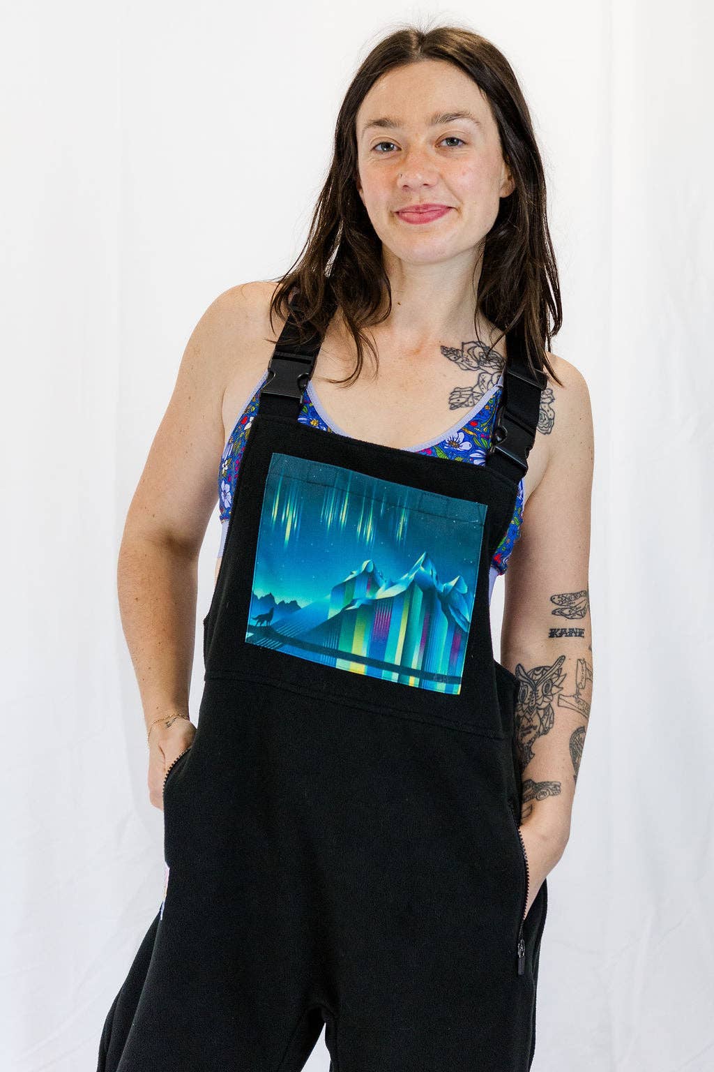 SWOOP. - Wholesale Overalls - Women's - Free Spirit Fleece Overalls2