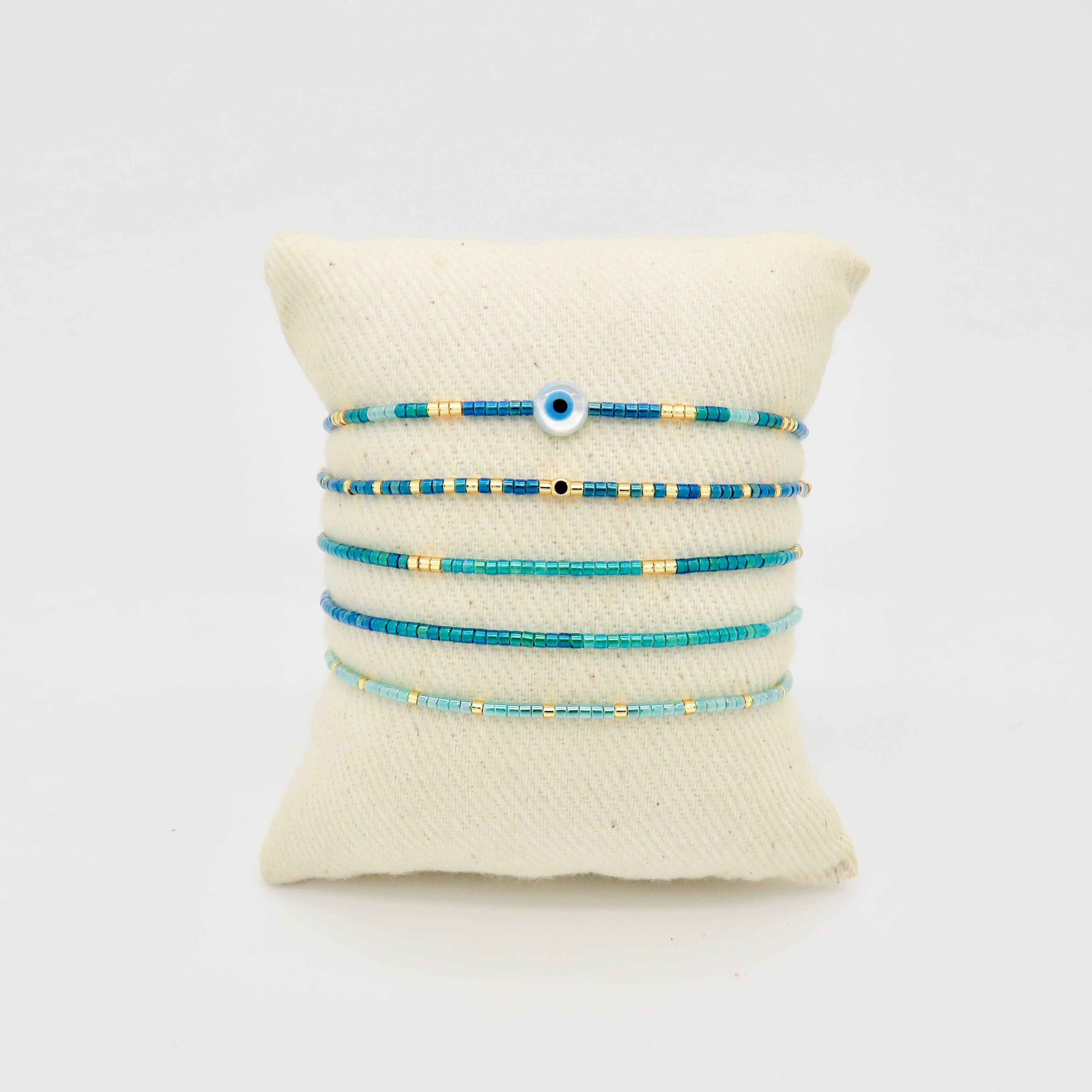 Rosamariposa - Wholesale Beaded Bracelet - Ombre Peacock Miyuki Bracelet1