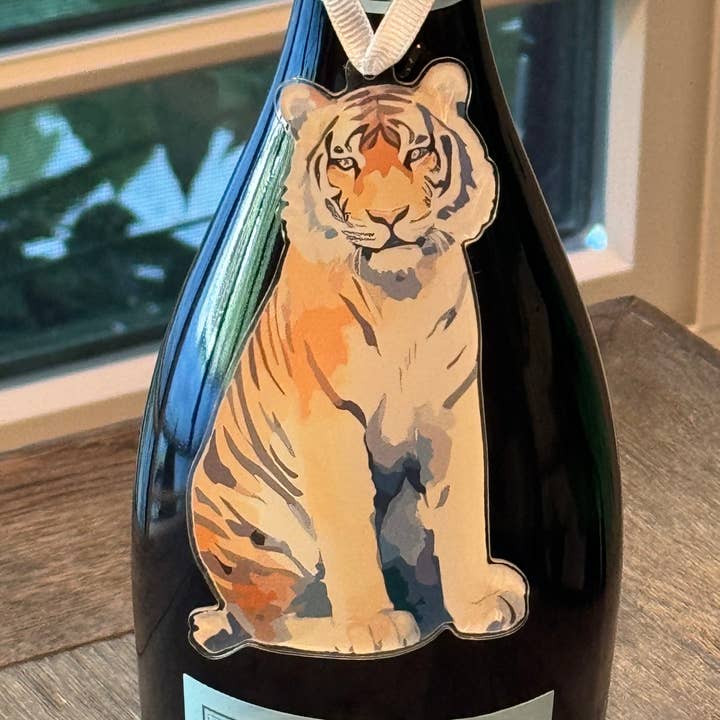 Acrylic Tiger Ornament for wholesale by Buttongirl99