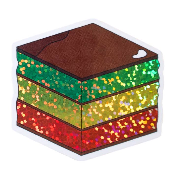 Marianna Fierro Shop - Wholesale Sticker - Italian Rainbow Cookie Sticker0