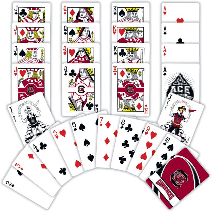 Masterpieces Puzzles - Wholesale Playing Cards - South Carolina Gamecocks Playing Cards1